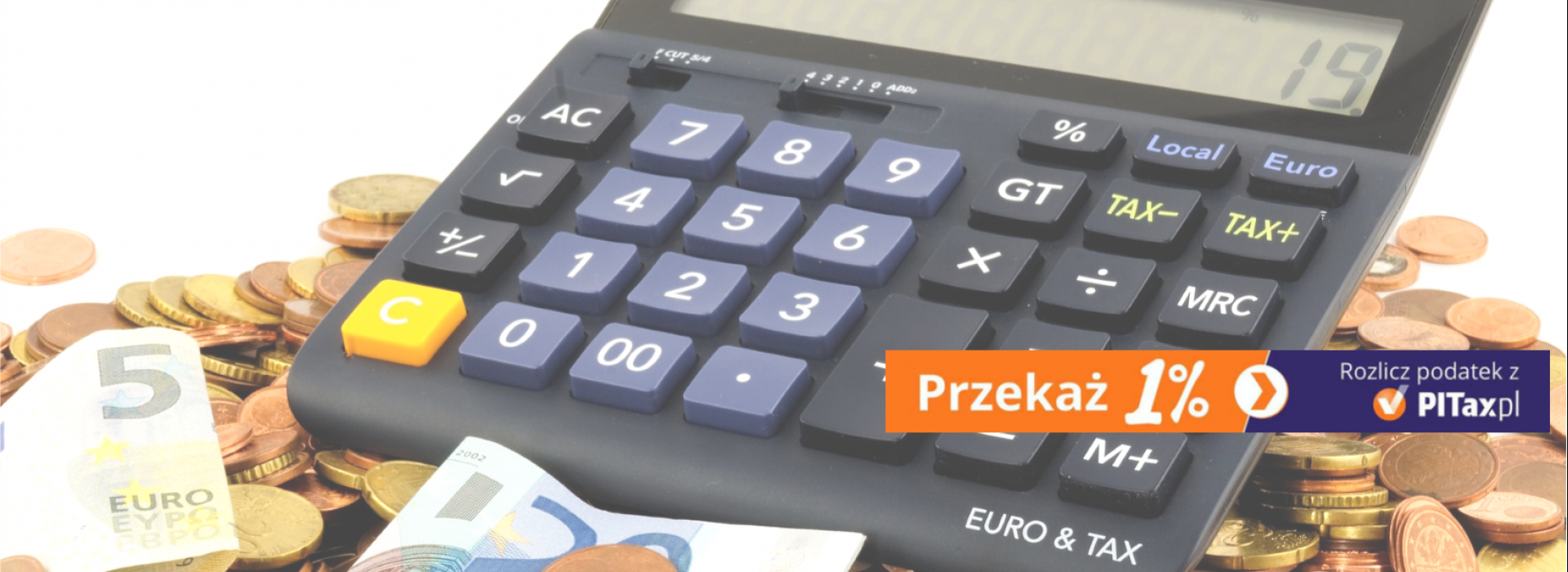 <h1>Pomóż tym, którzy pomagali nam!
Rozlicz 1 % podatku </h1>